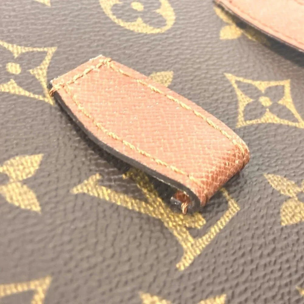 LOUIS VUITTON Authentic Brown Monogram Canvas Hobo Bag